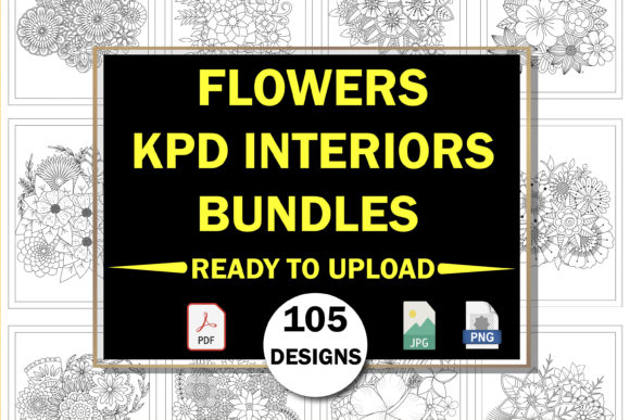 105 Flowers KDP Interiors Bundles for Creators
