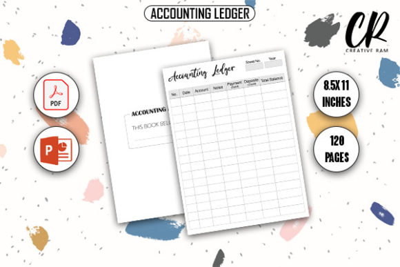 Accounting Ledger - KDP Interiors: Streamlining Your Low-Content Publishing Workflow