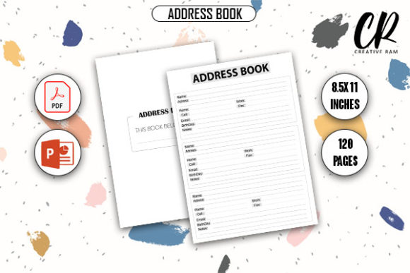 Address Book KDP Interiors: Ready-to-Upload Templates