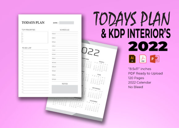 Creating a Professional 2022 Daily Planner with Ready-to-Use KDP Interiors