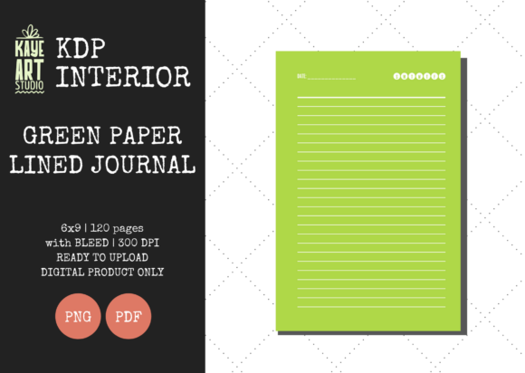 Elevating Low-Content Publishing: The Strategic Value of KDP Interiors Green Paper Lined Journals