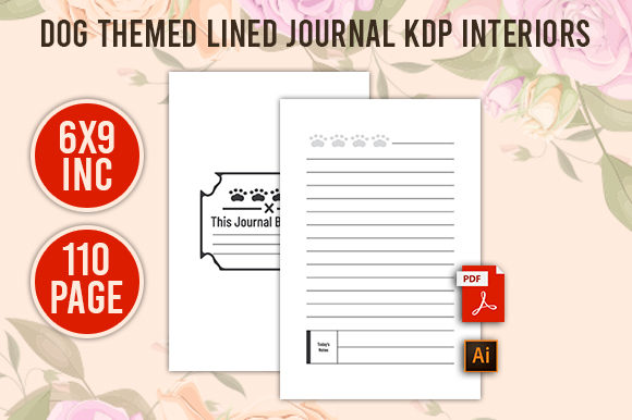 Evaluating Dog Themed Lined Journal KDP Interiors for Low-Content Publishing
