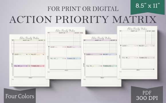 Evaluating the Printable Priority Planning Matrix-Ltr for Personal and Commercial Use