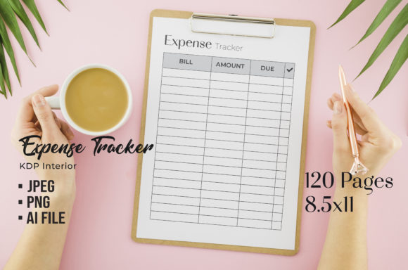 Expense Tracker KDP Interiors Amazon: Creating High-Quality Financial Journals