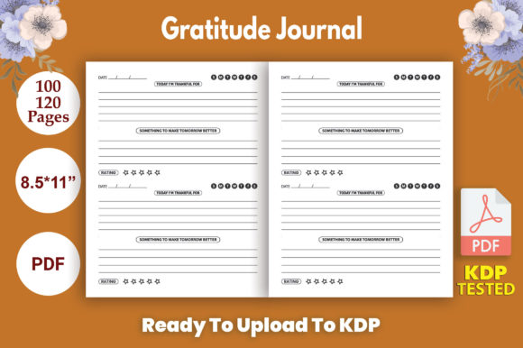 Gratitude Journal KDP Interiors: Streamlining Your Low Content Publishing Workflow