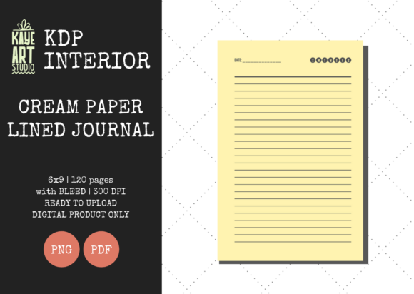 KDP Interiors Cream Paper Lined Journal: Streamlining Your Low-Content Publishing Workflow