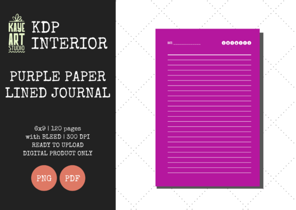 KDP Interiors Purple Paper Journal: Streamlined Publishing