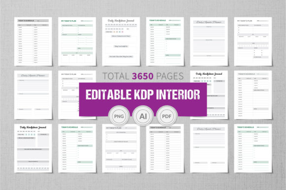 Mastering KDP Interiors: A Comprehensive Guide to Editable 2022 Planner Agendas and High-Resolution Templates