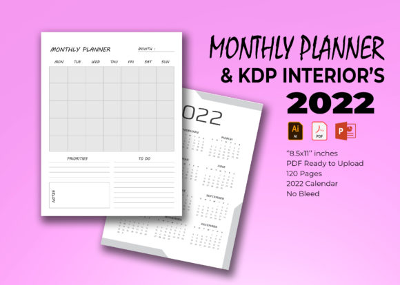 Mastering KDP Publishing: A Comprehensive Guide to the 2022 Monthly Planner Interior Template