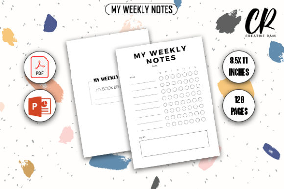 My Weekly Notes - KDP Interiors: A Practical Asset for Publishers and Planners