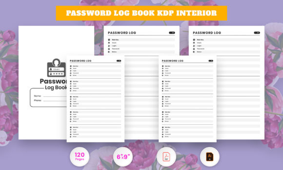 Password Log Book Journal KDP Interiors: Streamlining Your Low-Content Publishing Workflow
