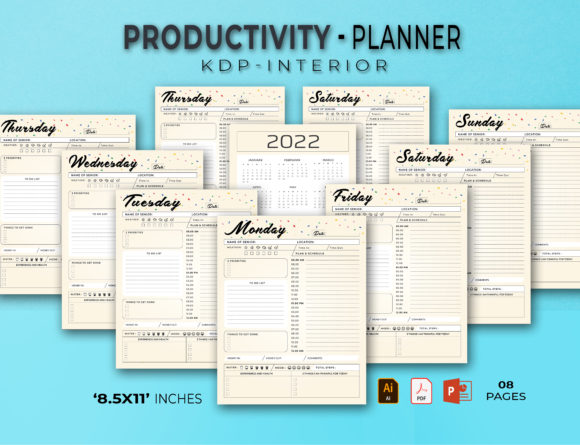 Productivity Planner KDP Interiors