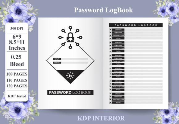 Streamlining Your Publishing Business with Premium Password Logbook KDP Interiors