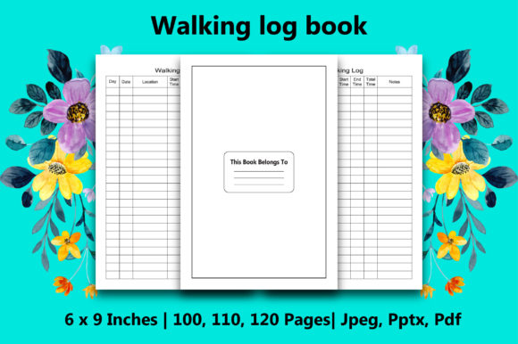 Walking Log Book - Kdp Interiors: Evaluating Fit for Your Low Content Publishing Strategy