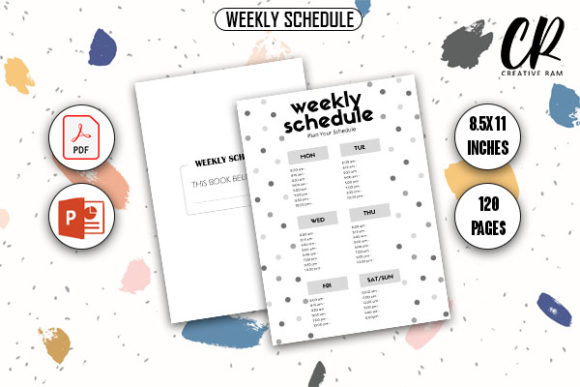 Weekly Schedule - KDP Interiors: Smart Selection and Customization for Low-Content Books