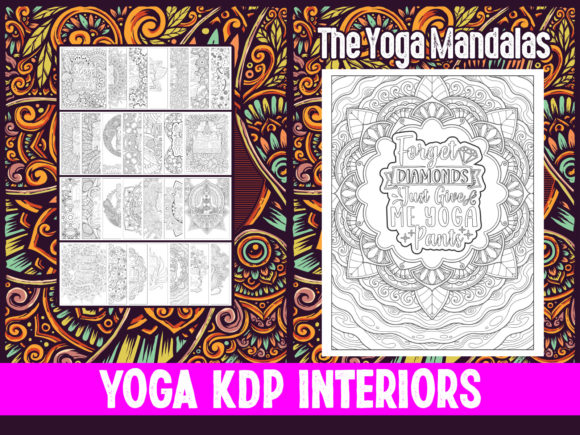 Yoga Mandalas Coloring KDP Interiors: Practical Applications for Publishers and Personal Wellness